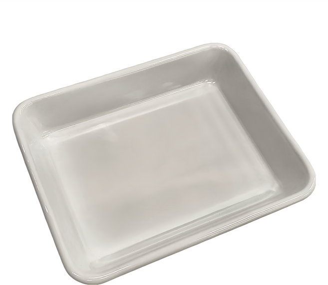 Noda Horo 野田琺瑯 烤盤 27取 鋼瓷琺瑯層 15.5 x 12.5 x 2.6cm, 白色, 1個