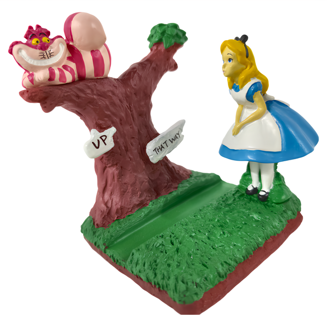 SETOCRAFT 電話支架 愛麗絲和柴郡貓, SDD-2144-390, 1個