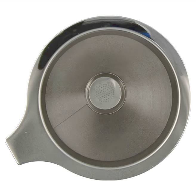 FANCY LIFE 不鏽鋼咖啡濾杯 600目帶底, 1個, 小款