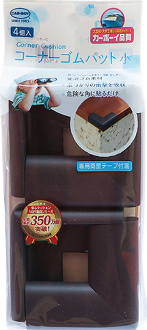 CAR-BOY 新桌角防護軟墊, 棕色, 1包