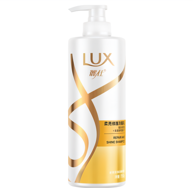 LUX 麗仕 柔亮修護洗髮乳, 750g, 1瓶
