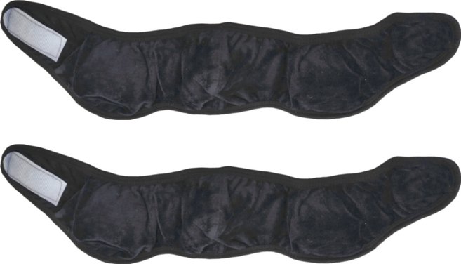 E.City 可水洗戶外防風保暖護耳口罩, 黑色, 2片, 1入