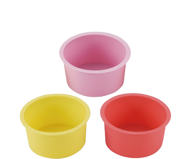 KAI 貝印 矽膠杯子蛋糕模 DL-6243 140ml 3個, 1組