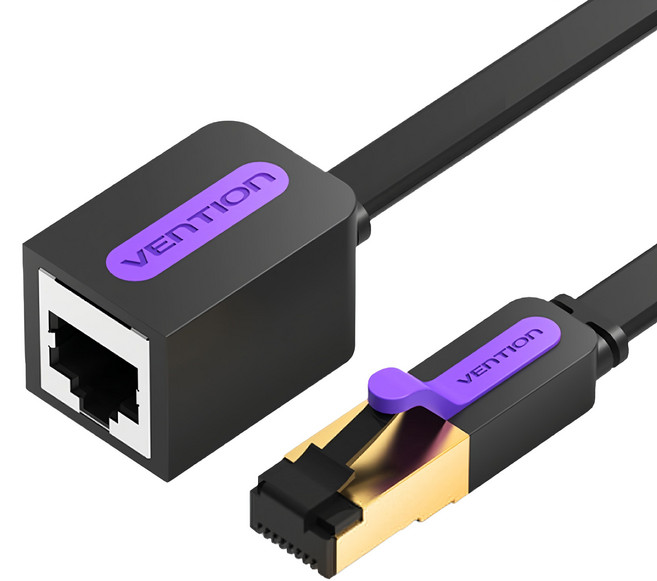 VEnTIOn 威迅 ICB系列 CAT7 七類 網絡延長線, 0.5m, 扁線款, 1條