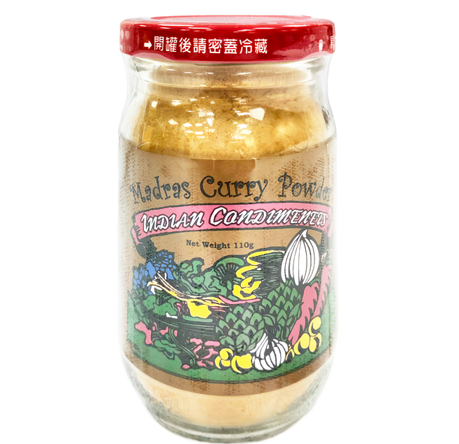 逢國食品 Madras 110g 印度咖哩粉, 1罐