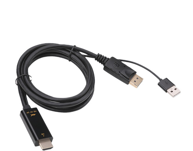 Neon 台灣霓虹 4K x 2K 60Hz HDMI公轉DP公轉接線, EHD6L18, 1條