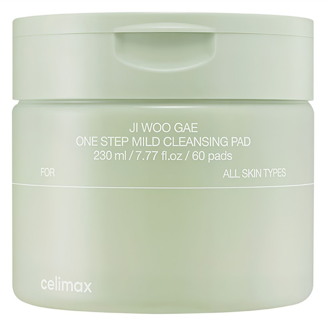 celimax 去角質橡皮擦溫和卸妝潔膚棉片 60片, 1罐