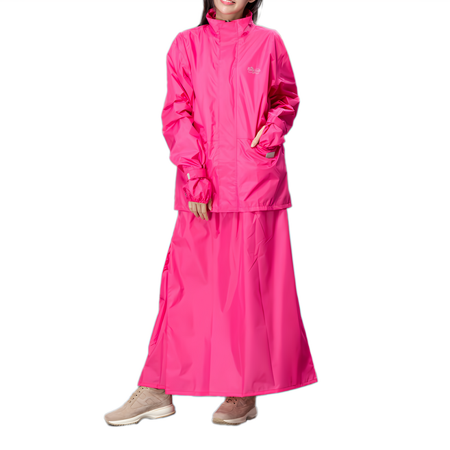 DongShen 東伸 裙襬搖搖女仕型套裝雨衣 防曬 防水 輕薄