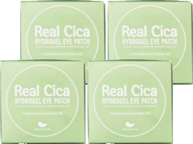 Prreti Real Cica 積雪草水凝膠眼膜, 60片, 4罐