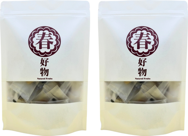 春哥好物 梅子夾芒果蜜餞, 2包, 200g