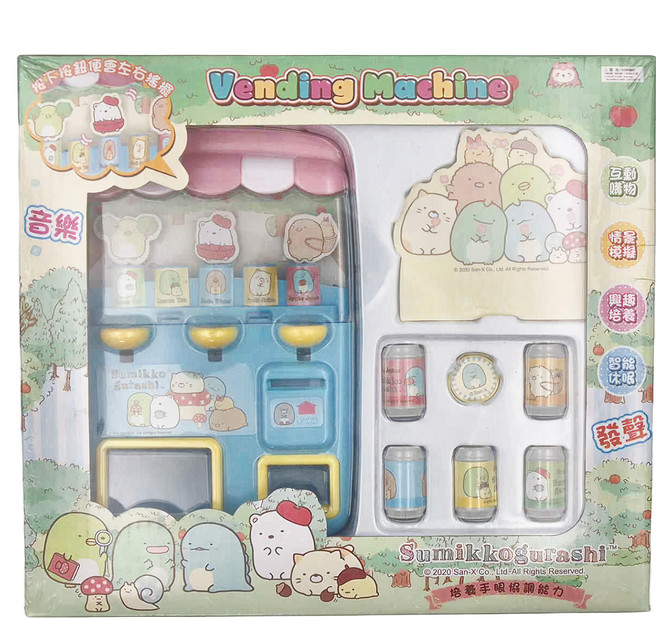 Sumikkogurashi 角落生物 小夥伴 飲料販賣機 GU92786 3歲以上, 多色, 1組