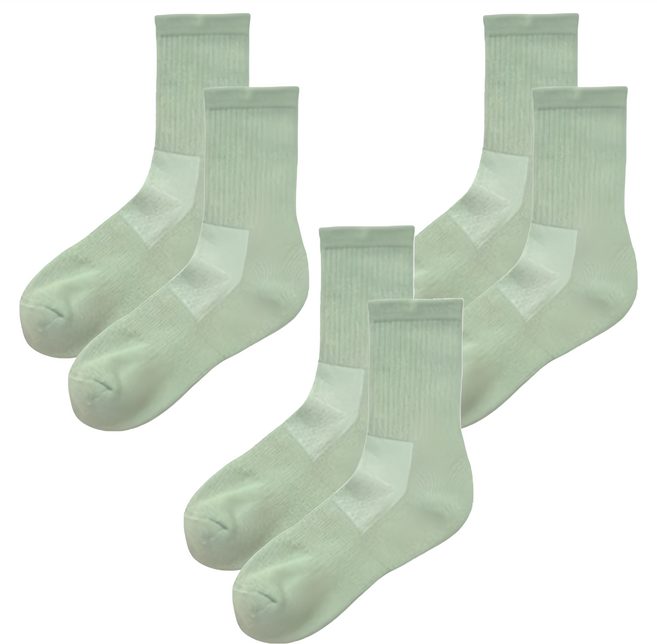 Amiss 機能感 厚底機能運動長襪 3雙