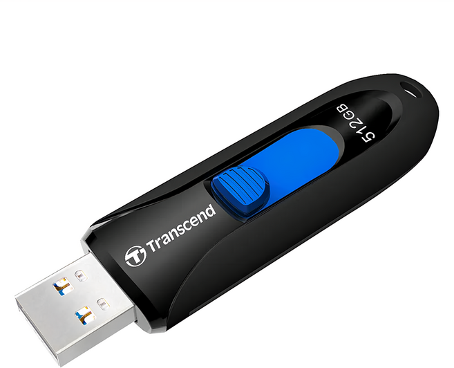 Transcend 創見 USB 3.1隨身碟 JetFlash 790 黑色, 256GB, 1個