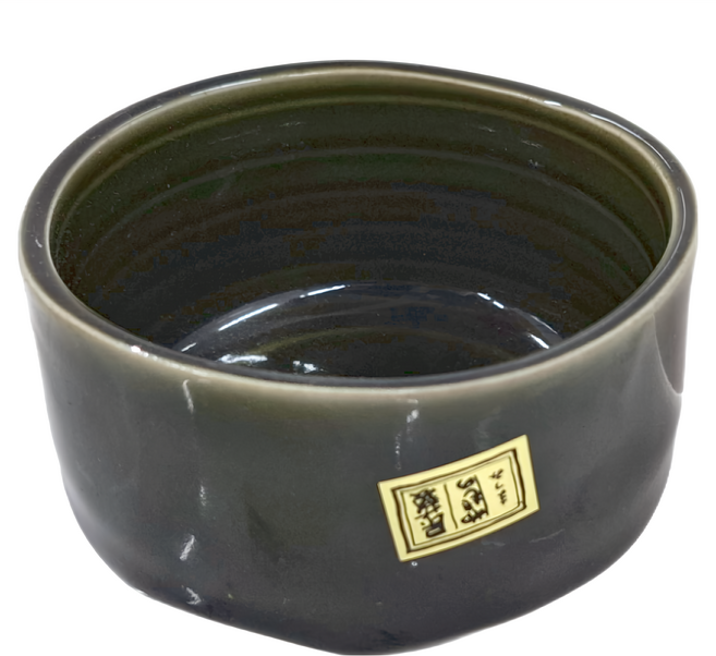 日本製 土物手造抹茶碗合, 黑色, 1個