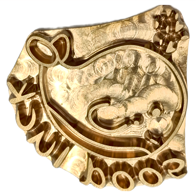 Betty's 焙蒂絲 烙印模, 鯨魚 金色, 1個