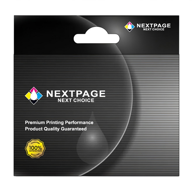 NEXTPAGE 台灣榮工 副廠標籤帶 EPSON標籤機適用 LK-7TLN, 36mm, 透明底藍字