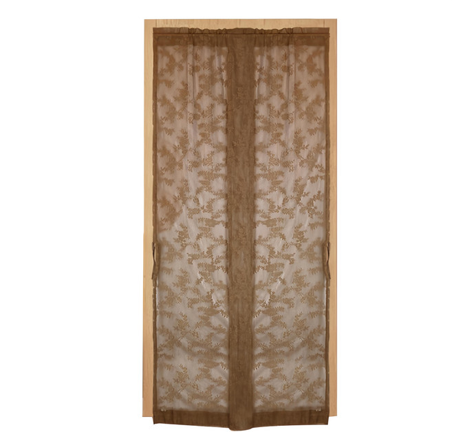 透氣紗防蚊門簾 窗紗式設計, 富貴花語