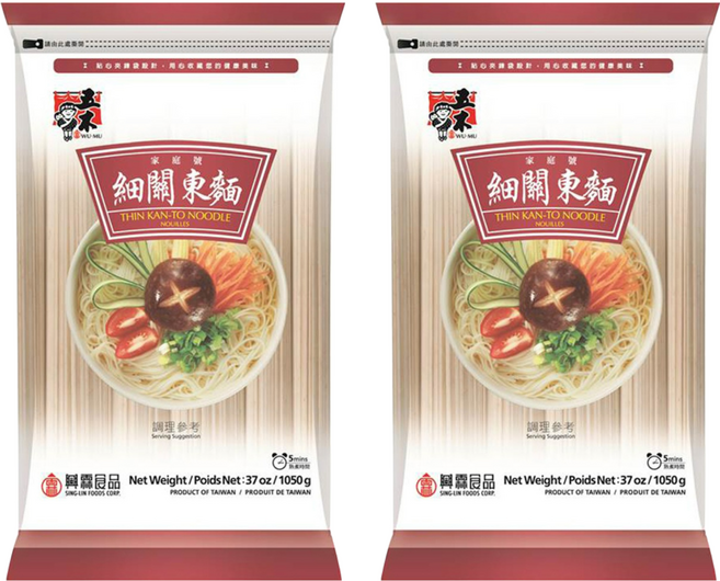 五木 細關東麵, 1.05kg, 2包