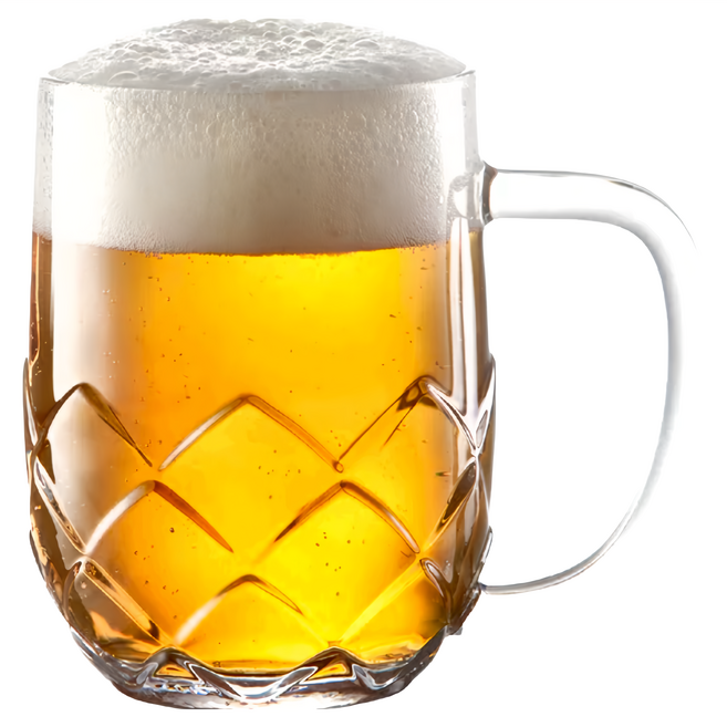 Tescoma 菱紋啤酒杯 500ml 玻璃, 1個