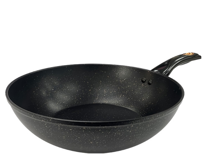 CLARE 典鑽鑄造不沾炒鍋 無蓋 CL-211228-1, 28cm, 1個