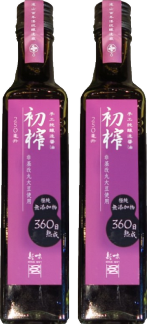 新味醬油 初榨醬油, 250ml, 2瓶