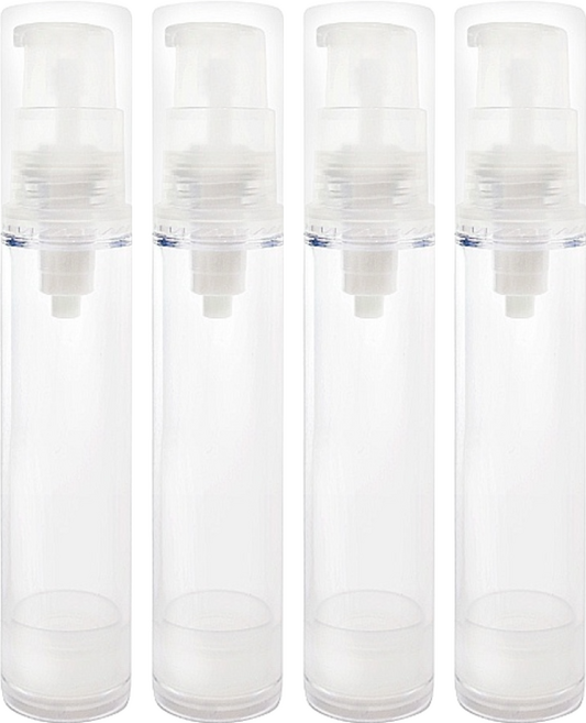 台灣 COSMOS AS 乳液真空瓶 10ml, 透明色, 4個