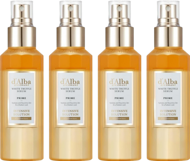 d'Alba 保濕噴霧 4代 prime 讓肌膚煥發水潤光澤, 50ml, 4瓶