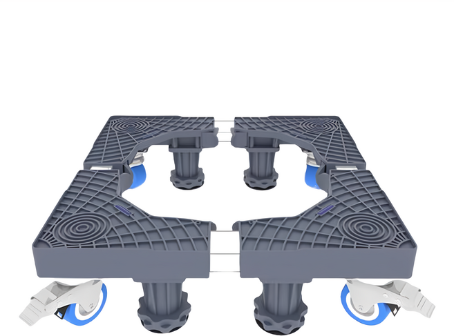 德利生活 洗衣機底座, 灰色, 1組