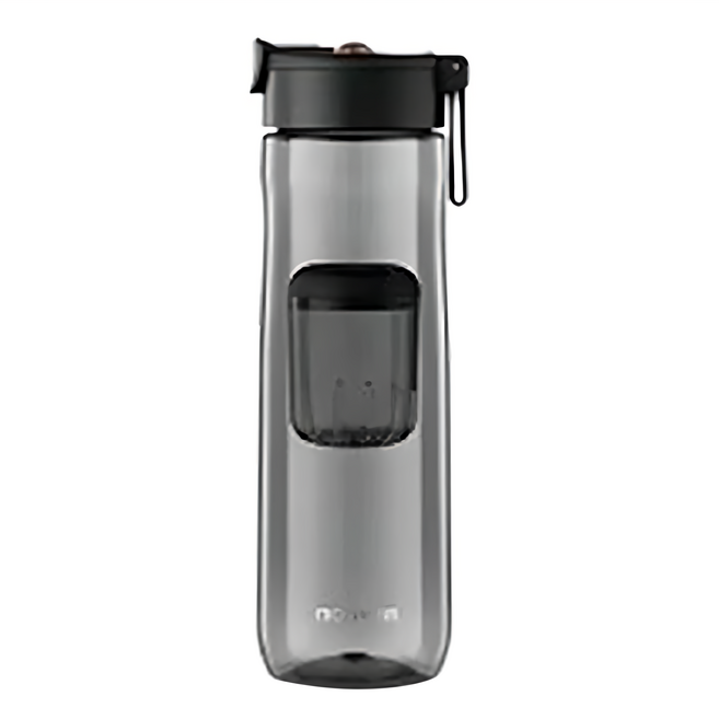 nobvan 諾百紛 磁彈泡茶杯, 灰色, 800ml, 1個