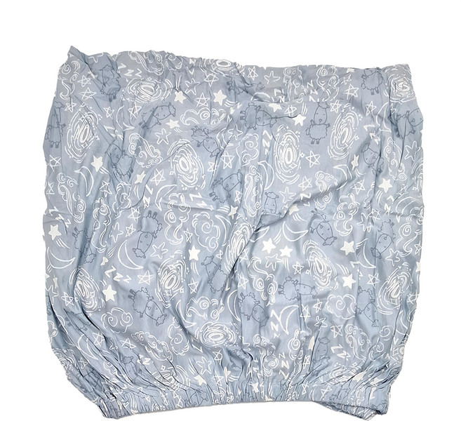baa baa sheepz 抱抱羊 Mattress Sheet 嬰兒床單, 宇宙藍, 1個