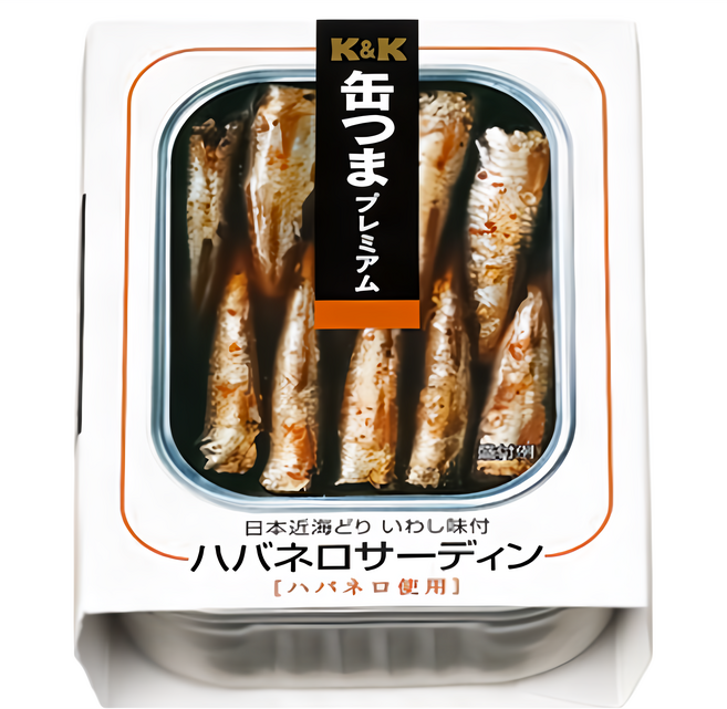 K&K 墨西哥辣椒沙丁魚, 105g, 1罐