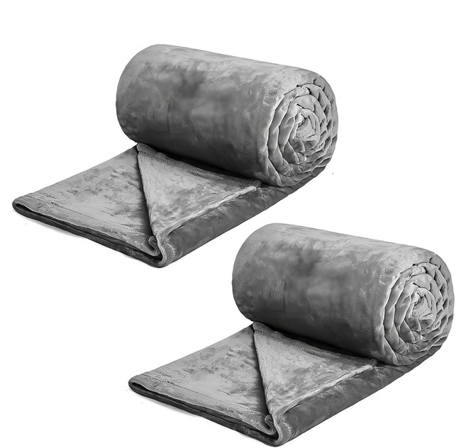 小麥購物 C546法蘭絨毛毯 72g 2個