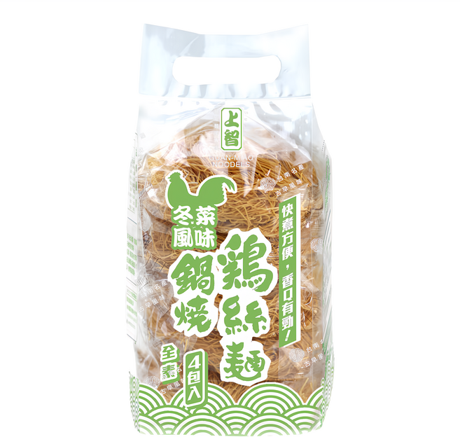 上智 鍋燒雞絲麵 冬菜風味 麵條耐煮不易爛, 280g, 1袋