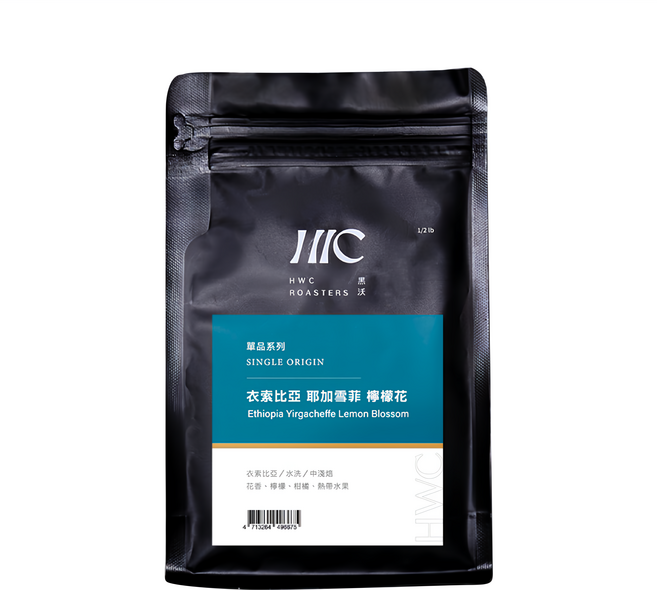 HWC 黑沃咖啡 衣索比亞 耶加雪菲 檸檬花 半磅咖啡豆 單品系列, Whole Bean, 227g, 1包