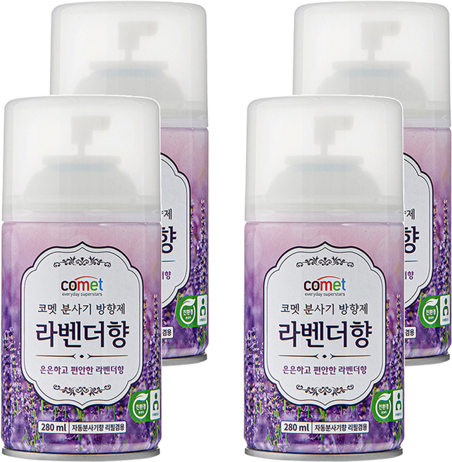 comet 香氛噴霧, 薰衣草香, 280ml, 4瓶