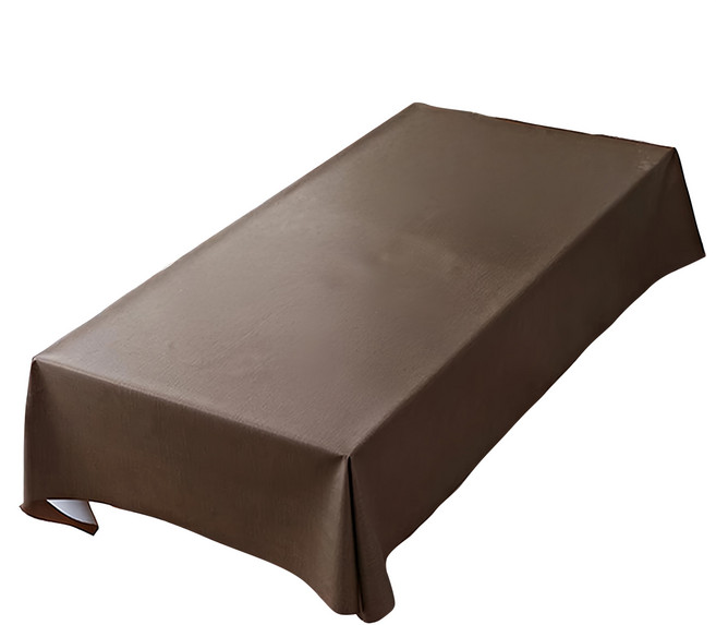 北歐風桌巾餐巾, 220 x 140cm, 咖啡色, 1個