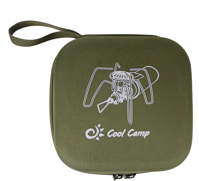 COOL CAMP 蜘蛛爐EVA收納, 綠色, 1層, 1個