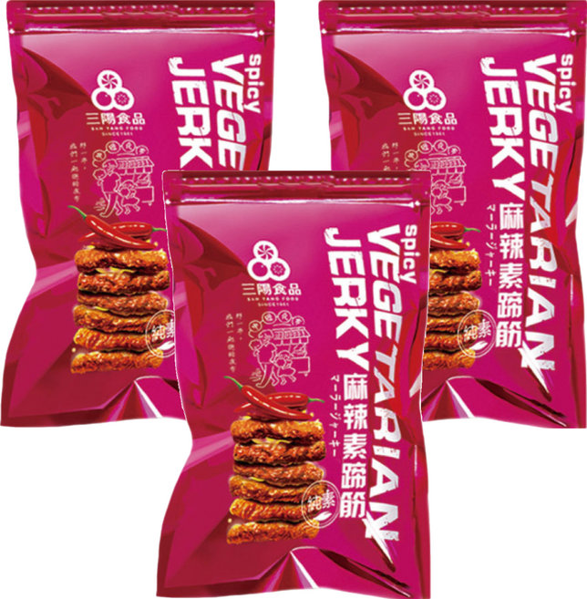 三陽食品 麻辣素蹄筋, 250g, 3包