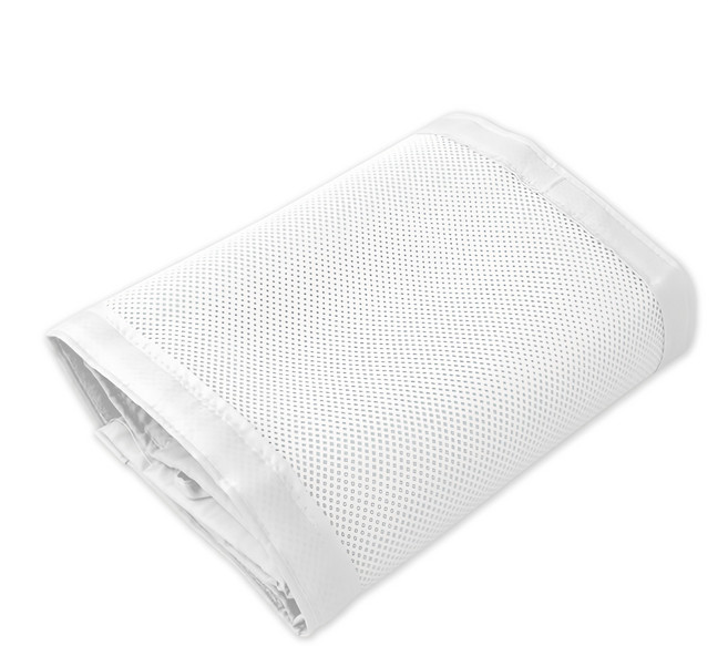 OhBabyLying 讓寶寶躺躺 嬰兒床透氣床圍, 純白色