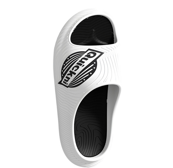 bebehome Quickni 踩屎感時尚潮酷運動涼拖鞋, 白色, 42~43