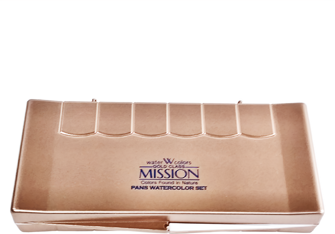 MIJELLO 美捷樂 塊狀水彩用空盒調色盤, 16格, 1個