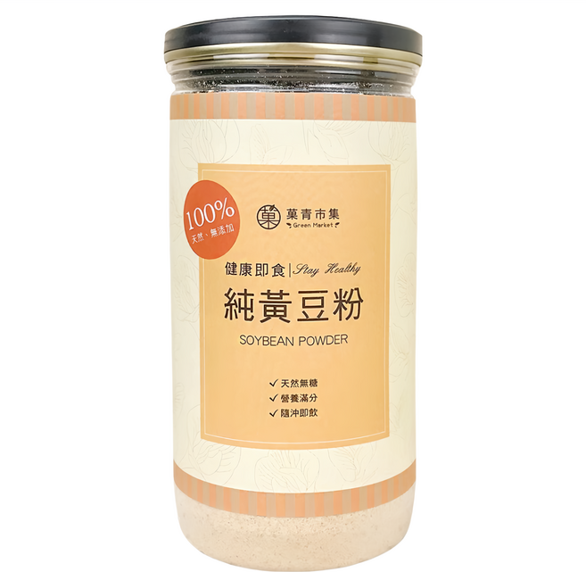 Green Market 菓青市集 純黃豆粉, 300g, 1罐