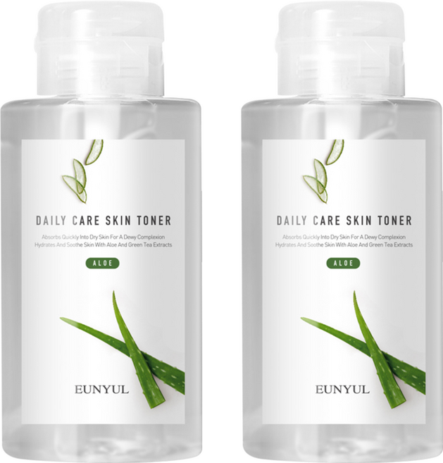 EUNYUL 蘆薈精華化妝水 每日護理保濕, 500ml, 2瓶