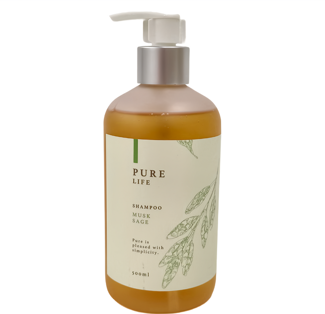 HOLA 和樂家居 覓靜 清爽控油洗髮露 麝香鼠尾草, 500ml, 1瓶