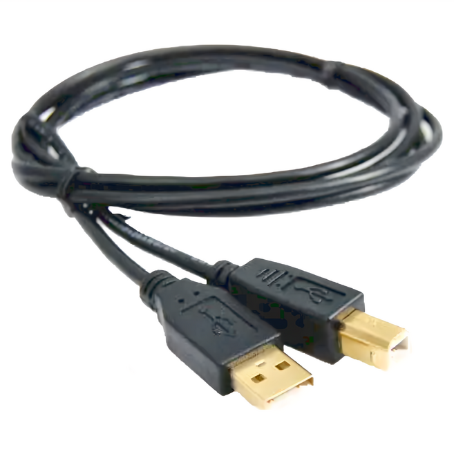 Cable 凱堡 USB 2.0高速傳輸線 A公-B公, 1.5m, 黑色, 1個