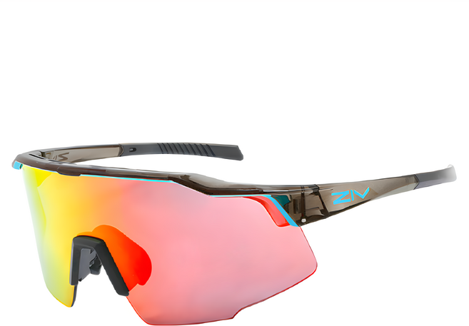 ZIV IRON運動太陽眼鏡 156, 亮透明灰, 1個