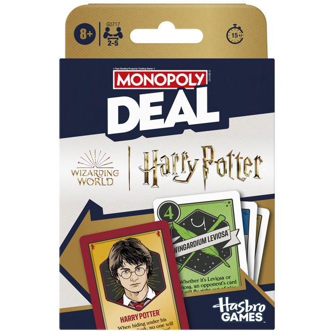 Hasbro 孩之寶 地產大亨 紙牌交易遊戲 哈利波特版, 1盒