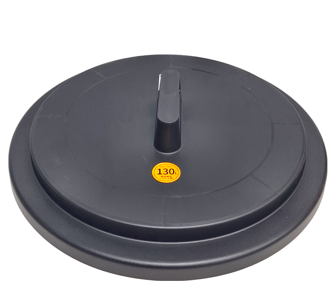 KEYWAY 聯府 商用圓型130L上蓋 PCL-1306 直徑570 x 120mm, 黑色, 1個