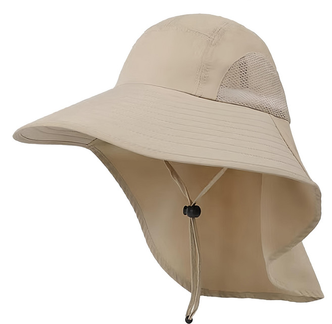 Vakozel 登山防曬遮陽帽, 淺褐色