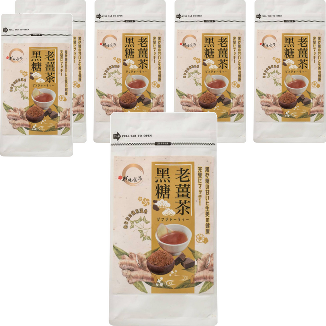 彤旺食品 黑糖老薑茶, 300g, 1包, 6包